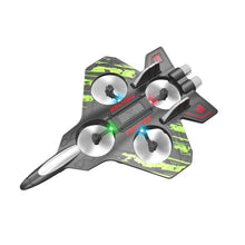 Load image into Gallery viewer, Glider Flying Helicopter RC Hobby Jet Plane 2.4G Stunt Remote Control Foam Fighter Airplane Toy With Light