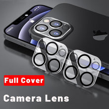 Load image into Gallery viewer, 3Pcs Camera Lens Glass for IPhone 13 14 Pro Max 11 12 Pro Protective Glass Camera Lens Protector for IPhone 13 14 Glass Camera Lens Protector Compatible for iPhone