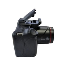 Load image into Gallery viewer, Digital Camera 16X Focus Zoom Design Resolution 1920*1080 Supported Storage Card Battery Powered Operated for Photos Taking Stud