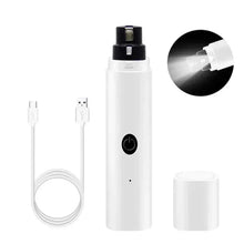 Load image into Gallery viewer, Electric Pet Nail Grinder – USB LED Dog & Cat Clipper