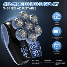 Load image into Gallery viewer, 5 in 1 Electric Head Shaver for Bald Men 7D Floating Cutter Beard Trimmer Clipper Waterproof Shaving Men Grooming Kit