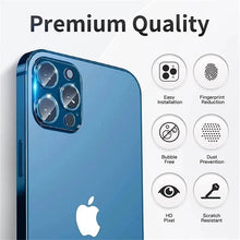 Load image into Gallery viewer, 3D HD Back Camera Glass Protectors for iPhone 13 11 12 Pro Max 13Mini Lens Protective Glass Film on IPhone 14 13 PRO MAX XS XR Tempered Glass Lens Protector Anti-Bubble Anti-Scratch Camera Lens Protector