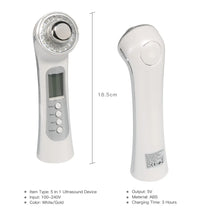 Load image into Gallery viewer, Ultrasonic Ion Facial Massager - Photon Rejuvenation & EMS Microcurrent, Portable Vibration Skin Care Device for Home Use