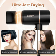 Load image into Gallery viewer, Sejoy 1800W Electric Hair Dryer 110v Hair Dryer Personal Hair Care Styling Negative Ion Tool Constant Anion Hair Dryers