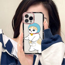 Load image into Gallery viewer, Cute Cat Phone Case For Iphone 11 12 13 Mini Pro Max 14 Pro Max Case Shell Cartoon Patterned Case Cover Soft Clear Cover Flexible Ultra Slim Anti-scratch Bumper Protective Cover For Iphone