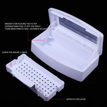 Load image into Gallery viewer, Manicure Sterilization Box for Nail Prosthetic Sterilizer Tools Disinfection Tray Instruments Storage Nails Material Sterilizing