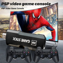 Load image into Gallery viewer, New GD10 Game Stick 128g 4k HD Video Game Console Dual Wireless 2.4g Controller Retro Console 10000+ Game for PSP
