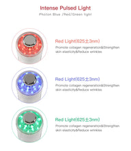 Load image into Gallery viewer, Ultrasonic Ion Facial Massager - Photon Rejuvenation & EMS Microcurrent, Portable Vibration Skin Care Device for Home Use