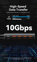 Load image into Gallery viewer, Vention Usb Hub 4 Port ABS Hub USB 3.2 10Gbps for Laptop Multi Splitter Adapter For Xiaomi Macbook PC Computer Accessories