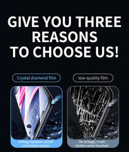 Load image into Gallery viewer, 80D Full Protective Glass For iphone 6 7 8 Plus X Xr Xs Max SE Tempered Screen Protector iPhone 11 12 13 Pro Max Mini Glass Film Screen Protector with Full-Coverage, Easy Installation Frame