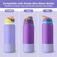 Load image into Gallery viewer, Silicone Water Bottle Boot For Owala 24oz 32oz 40oz Anti-Slip Protective Sleeve Bottom Bumper Protector For Freesip Twist