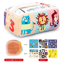 Load image into Gallery viewer, Montessori Magic Tissue Box Sensory Busy Board Toy