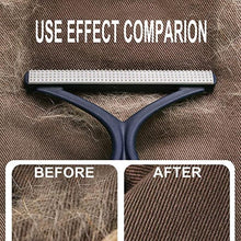 Load image into Gallery viewer, Silicone Double Sided Pet Hair Remover Lint Remover Clean Tool Shaver Sweater Cleaner Fabric Shaver Scraper for Clothes Carpet Double Carpet Wooden Manual Roller Professional Reusable Lint Cleaner for Pet Hair