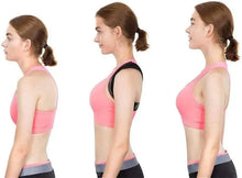 Load image into Gallery viewer, Adjustable Back & Shoulder Posture Corrector – Clavicle Spine Support Belt for Neck, Upper Back & Hunchback Correction