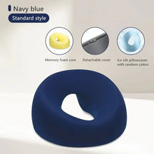 Load image into Gallery viewer, Face Down Memory Foam Pillow – Ergonomic Desk Nap & Massage Pillow for Prone Resting, Travel & Home Use