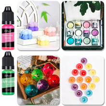 Load image into Gallery viewer, Candle Dyes Kit – Liquid Colorant Pigment Set for DIY Candle & Soap Making | Vibrant Wax Dye for Soy, Beeswax & Gel Candles