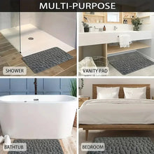 Load image into Gallery viewer, 3D Non-Slip Bathroom Mat – Quick-Dry Absorbent Cobblestone Doormat