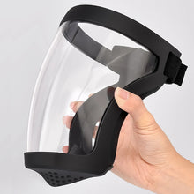 Load image into Gallery viewer, Full Face Shield Oil-splash Proof Mask Motorcycle Bicycle Cycling Dusting Mask Transparent Protection Cover Protective Goggles