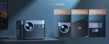 Load image into Gallery viewer, TOPTRO Projector 4K Android 9.0 26000 Lumens native 1080P WiFi6 Bluetooth Projector Auto Focus/Keystone Outdoor Home Theater