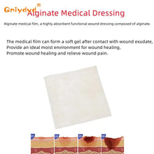 Load image into Gallery viewer, 1Pc Alginate Medical Dressing Wound Dressing Sterile Hemostatic Thin Healing Pad Hydrocolloid Adhesive Patch