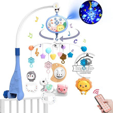 Load image into Gallery viewer, Musical Baby Crib Mobile - Lights, Music & Projection | Remote Control Crib Toy for Newborns