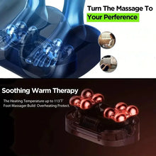 Load image into Gallery viewer, Extra Big Electric Foot Massager – Shiatsu Hot Compress & Leg Roller