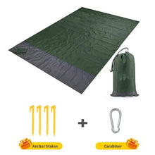 Load image into Gallery viewer, Waterproof Pocket Beach Mat β Lightweight Folding Outdoor Blanket for Camping & Picnics