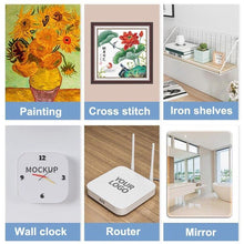 Load image into Gallery viewer, 10 Pcs Punch-Free Non-Marking Strong Adhesive Screw Stickers Wall Picture Hook Invisible Traceless Hardware Drywall Hooks Towel Hook Self Adhesive Key Holder Wall Hook Clothes Coat Robe Hooks Cabinet Closet Door Hanger