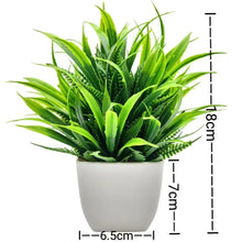 Load image into Gallery viewer, 1pc Artificial Plants with Plastics Pots Perfect Greenery for Home DecorationsOffice Desk Living Room and Bedroom Decoration