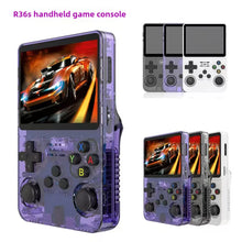 Load image into Gallery viewer, Open Source R36S Retro Handheld Video Game Console Linux System 3.5 Inch IPS Screen Portable Pocket Video Player R36S 64GB Games