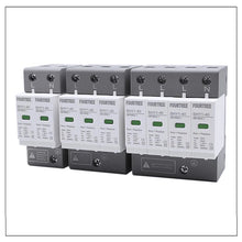 Load image into Gallery viewer, AC SPD Surge Protection 2P 3P 4P 10〜20KA/20〜40KA /30KA〜60KA House Lightning Protector Low-Voltage Arrester Protective Device