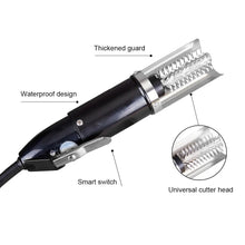 Load image into Gallery viewer, 120W Electric Fish Scaler Fishing Scale Fish Cleaning Tools Fish Scale Remover Fish Scales Scraper Descaler Seafood Cleaner Tool