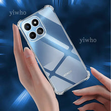 Load image into Gallery viewer, Luxury Crystal Clear Silicone Soft Case for Huawei Honor 70lite 80 Pro 60 70 Lite Shockproof Caso Mobile Phone Cases Covers
