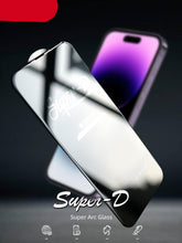Load image into Gallery viewer, 2PCS Super Glass for iphone 14 13 Pro Max screen protector best Oleophobic Coating 2.5D edge full glue cover for iPhone 14 13 mini Black Edge 9H Tempered Glass Film Case-Friendly HD Clear Screen Protector For iPhone