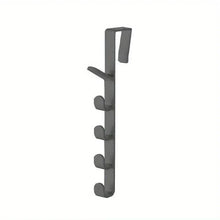 Load image into Gallery viewer, 1pc Bedroom Door Hanger Clothes Hanging Rack Over The Door Plastic Home Storage Organization Hooks, Purse Holder For Bags Rails