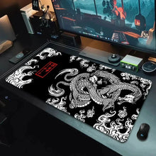 Load image into Gallery viewer, Japanese Dragon XXL Gaming Mouse Pad - Anime Desk Mat for Esports