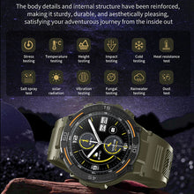Load image into Gallery viewer, Smartwatch Military Men 360*360 HD Screen Flashlight Health Monitoring Waterproof Heart Rate BT Call Smart Watch For Android IOS