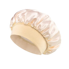 Load image into Gallery viewer, Women’s Satin Bonnet – Wide-Brim Night Sleeping & Hair Care Cap