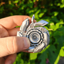 Load image into Gallery viewer, EDC Open Armor Metal Spinning Top – Magnetic Fidget Slider Toy for Adults | Stress Relief Spinner with Mecha Design & Smooth Rotation