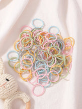 Load image into Gallery viewer, 100pcs Kids Rubber Bands – Colorful Hair Scrunchies for Toddlers