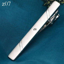 Load image into Gallery viewer, New Metal Silver Color Tie Clip For Men Wedding Necktie Tie Clasp Clip Tie Clips for Men Tie Bar Clip Regular Ties Necktie Wedding Business Tie Pin Clips Gentleman Ties Bar Elegant Men's Accessories
