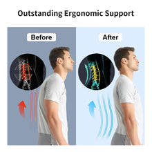 Load image into Gallery viewer, Back Brace Immediate Relief from Back Pain,Sciatica - Breathable Mesh Design with Lumbar Pad- Adjustable Support Straps for Work