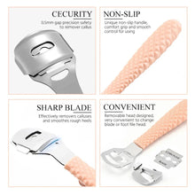 Load image into Gallery viewer, Professional Feet Care Tools Beauty Heel Cuticle Scraper Cutter Foot Care File Tool Pedicure Razor Blades for Pedicures Product