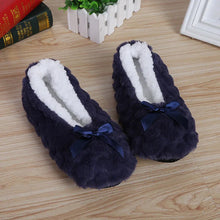 Load image into Gallery viewer, Winter Warm Slipper Womens Home Plush Soft Fluffy Cute Funny Indoor House Female Non Slip Ladies Floor Shoes Heart Love Grip