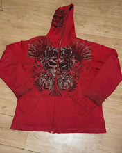 Load image into Gallery viewer, Women’s Y2K Fleece Zip-Up Hoodie – Streetwear Hip Hop Punk Style Loose Sweatshirt for All Seasons