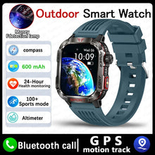 Load image into Gallery viewer, New For Huawei Xiaomi Military GPS Smart Watch Men Flashlight Compass Waterproof Outdoor Sport Tracker Bluetooth Call Smartwatch