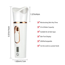 Load image into Gallery viewer, Hot Compress Blackhead Remover Vacuum Suction Acne Pore Cleaner Electric Nose Face Deep Cleansing Skin Care Device Birthday Gift