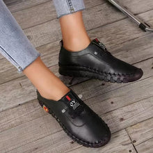Load image into Gallery viewer, Women Shoes 2024Autumn Fashion Pu Leather Casual Shoes Handmade Sewing Soft Comfortable Mom Shoes Women Sneakers Chaussure Femme