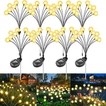 Load image into Gallery viewer, 8pcs Solar Firefly Garden Lights – IP65 Waterproof LED Outdoor Lawn & Landscape Lamps