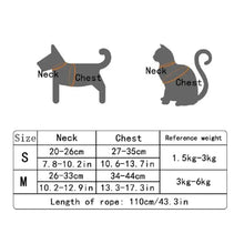 Load image into Gallery viewer, Undershirt Style Pet Leash Adjustable Cat Dog Harness Breathable Leash Convenient Pet Vest For Small Dog Cat Supplies